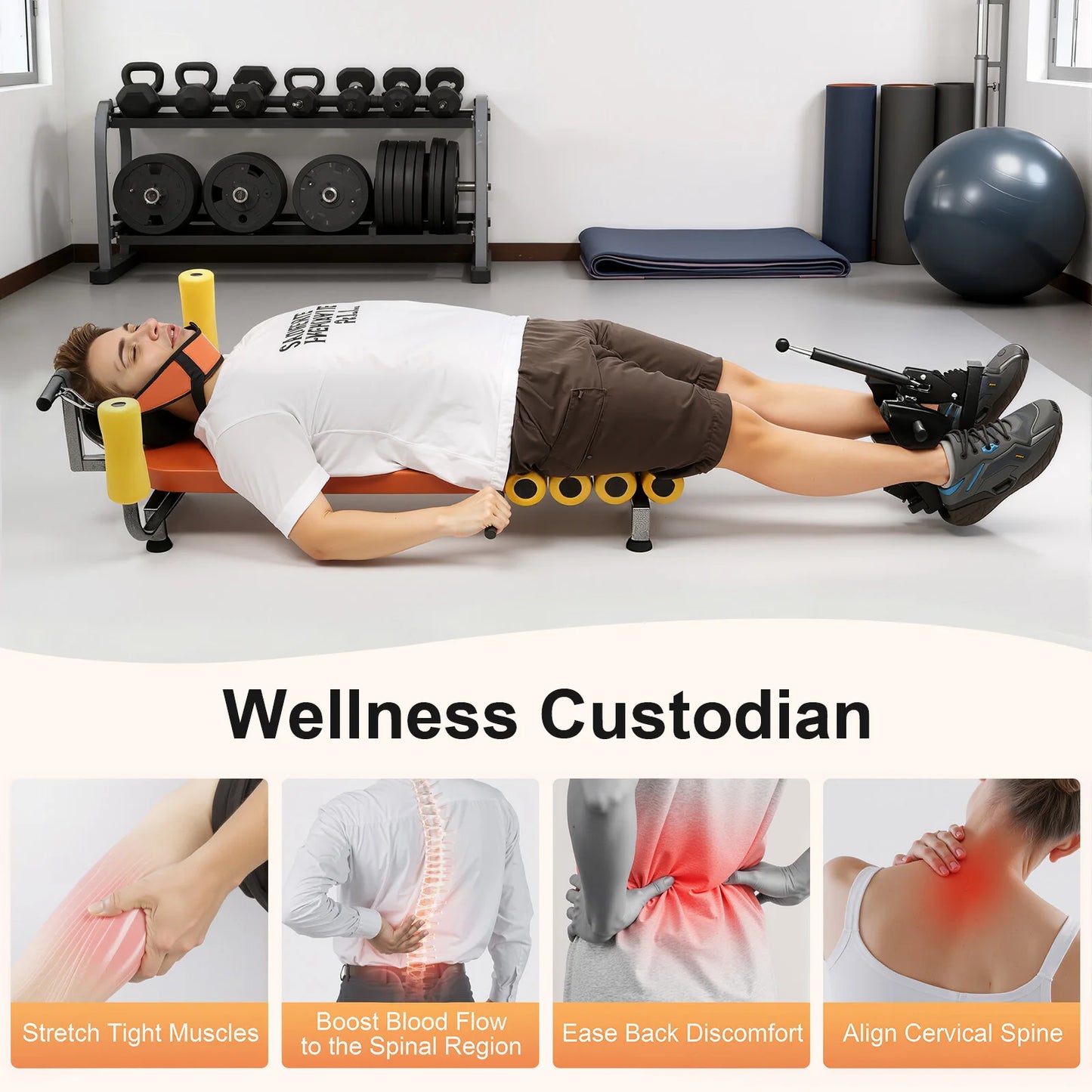 Adjustable Back Decompression Bench