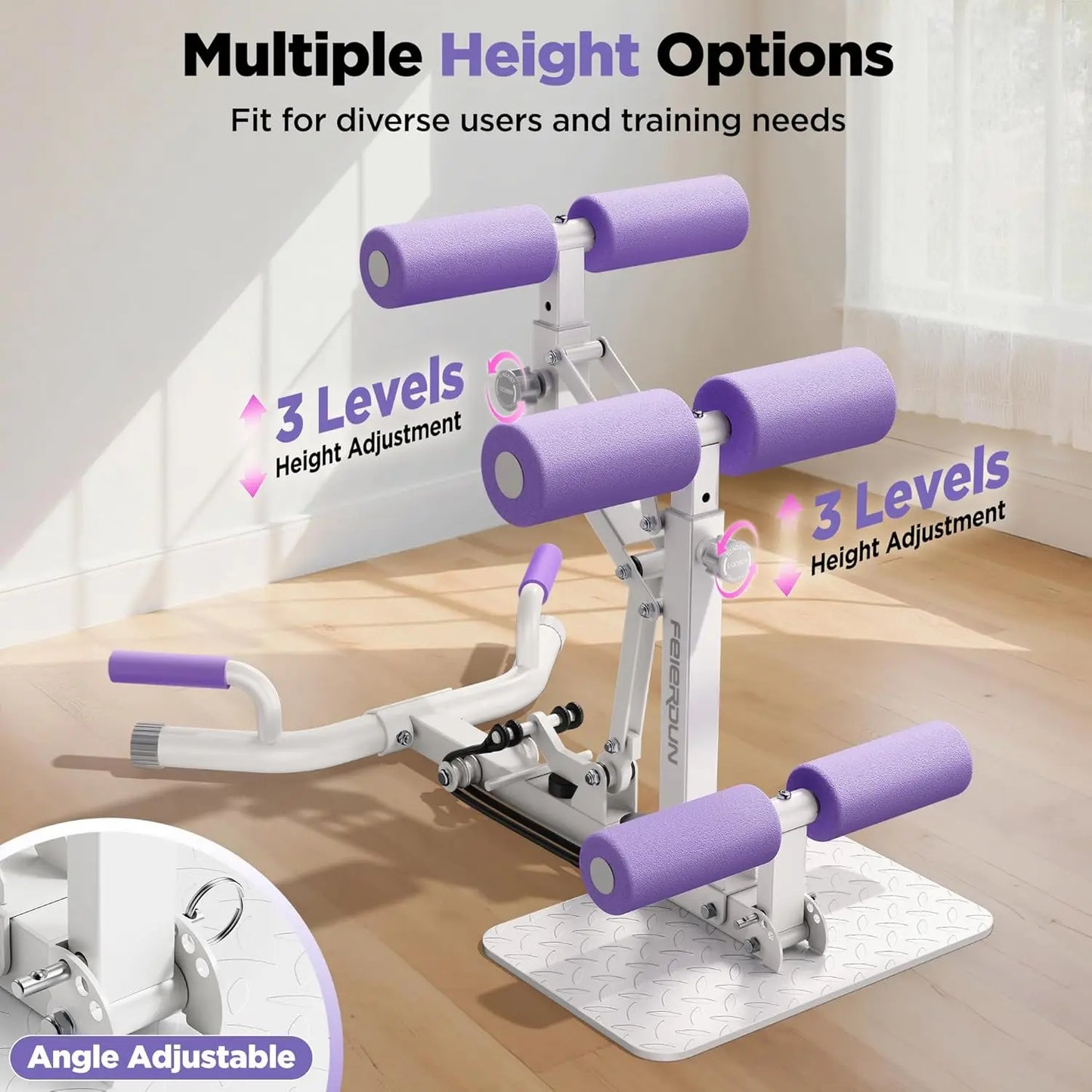 Adjustable Deep Squat Machine Resistance Trainer