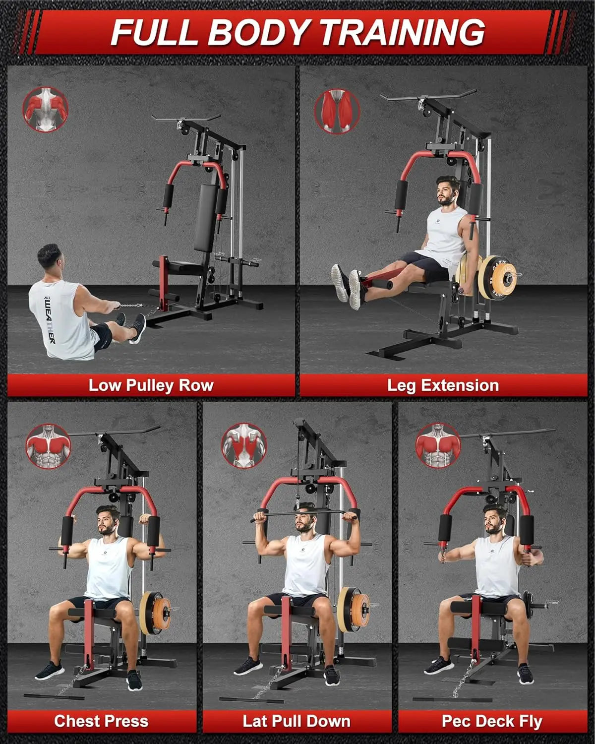 All‑In‑One Home Gym Strength Training Machine