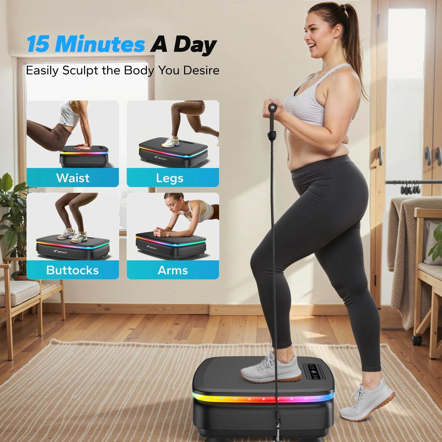 Vibration Plate, Lymphatic Drainage, Fitness  Machine