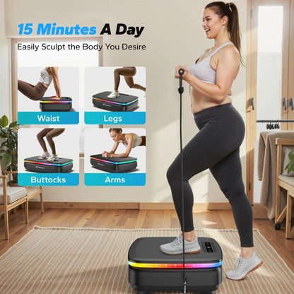 Vibration Plate, Lymphatic Drainage, Fitness  Machine