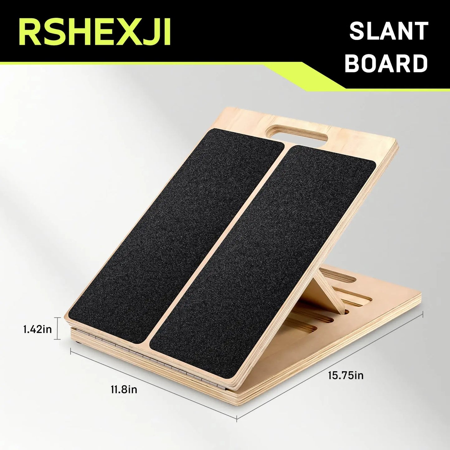 Squat Incline Stretch Board for Calf Stretching Wood Wedge