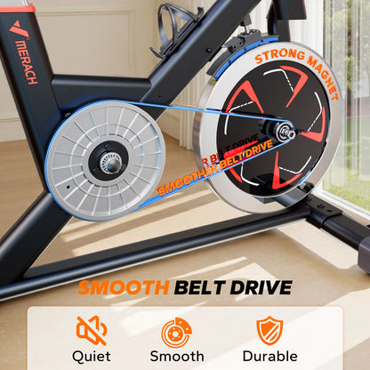 Magnetic Indoor Cycling Bike with Smart App