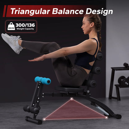 Multi‑Functional Adjustable Ab Trainer Exercise Machine