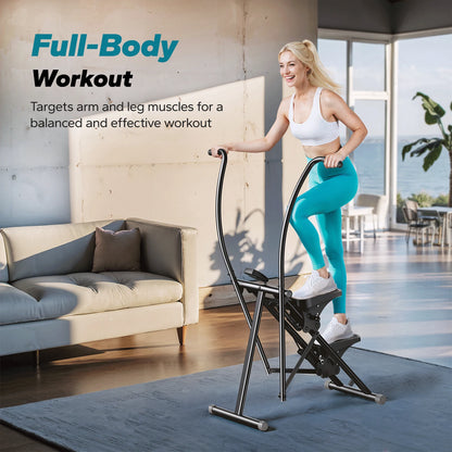 Compact Folding Stair Stepper for Full‑Body Workouts
