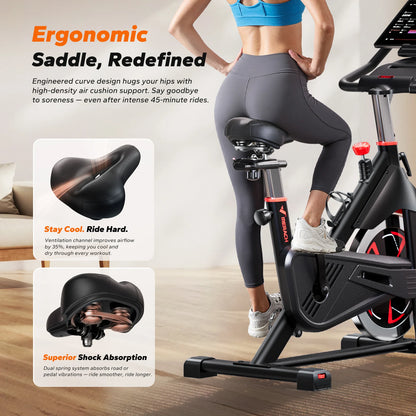 Magnetic Indoor Cycling Bike with Smart App