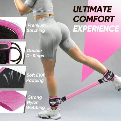 Ankle Resistance Bands For Leg And Hip Training