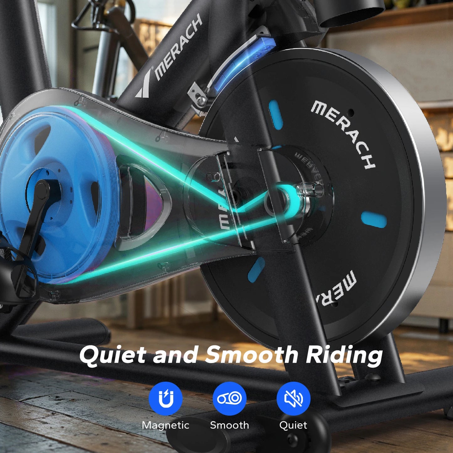 Magnetic Bluetooth Stationary Bike for Indoor Cycling