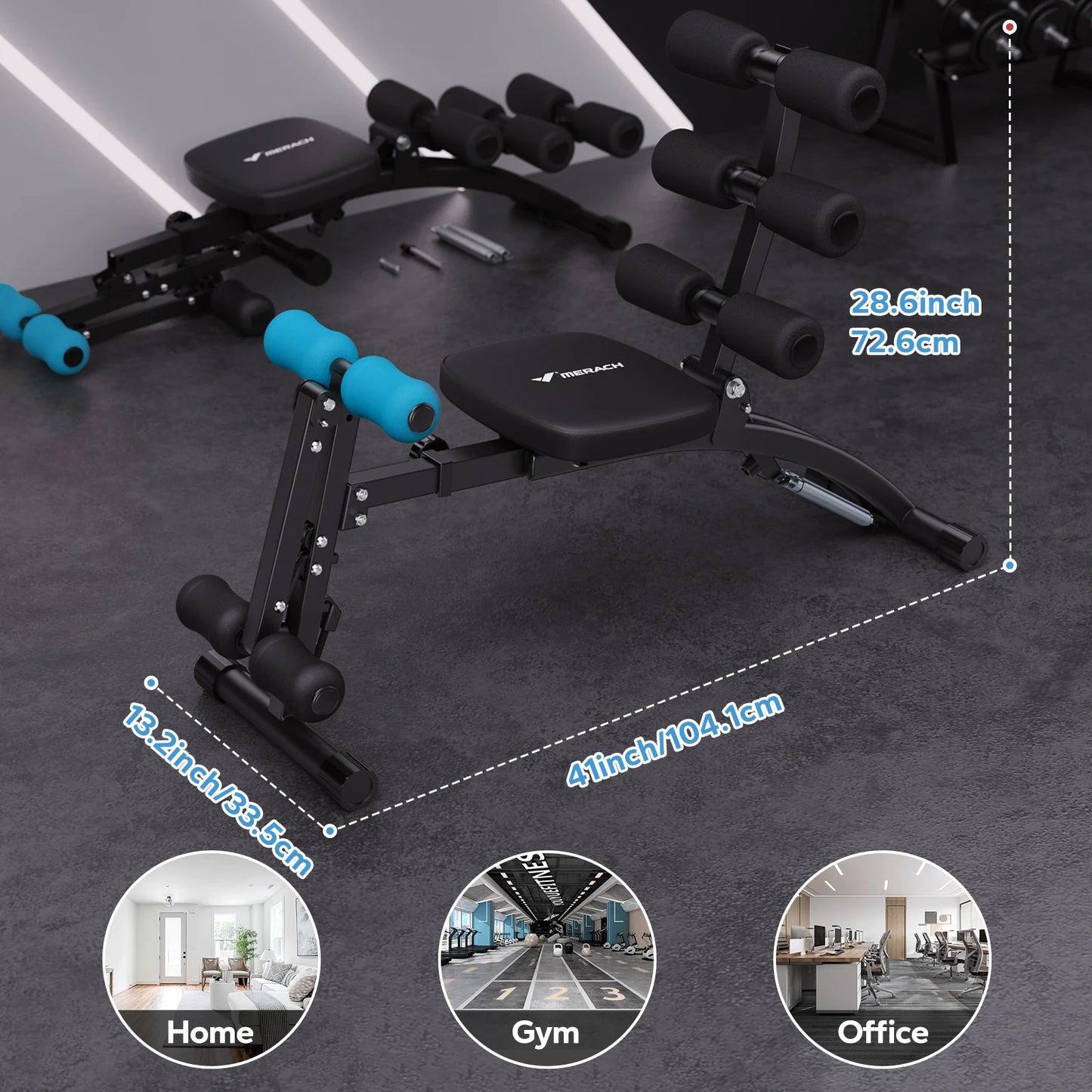 Multi‑Functional Adjustable Ab Trainer Exercise Machine
