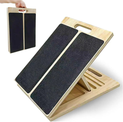 Squat Incline Stretch Board for Calf Stretching Wood Wedge