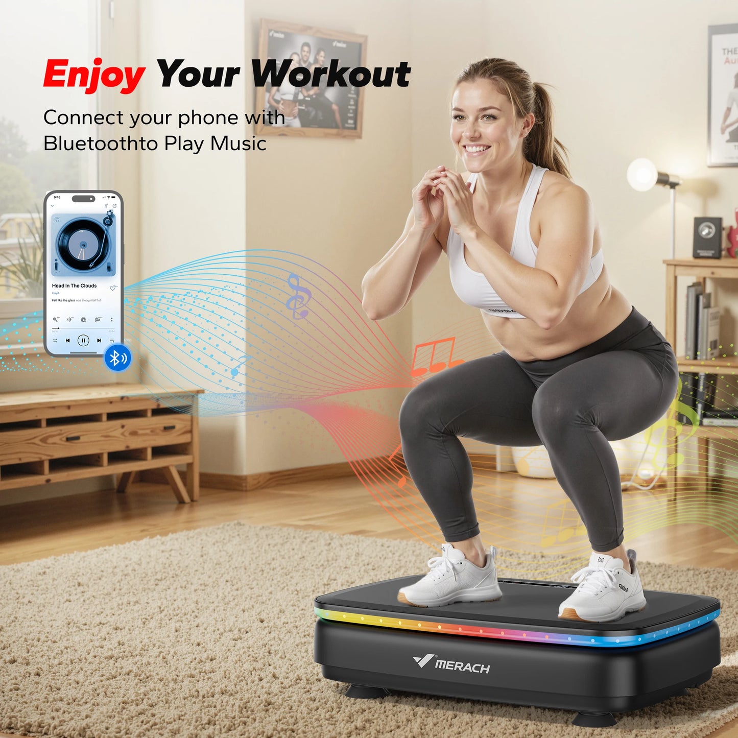 Vibration Plate, Lymphatic Drainage, Fitness  Machine