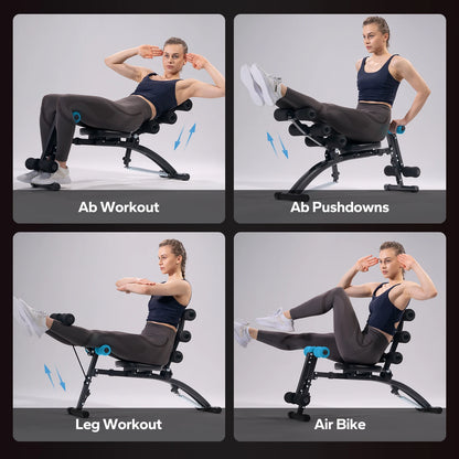 Multi‑Functional Adjustable Ab Trainer Exercise Machine