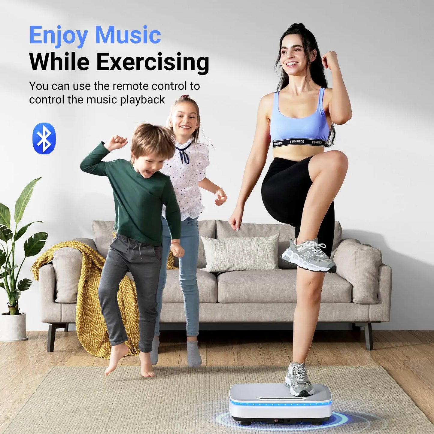 Vibration Plate, Lymphatic Drainage, Fitness  Machine