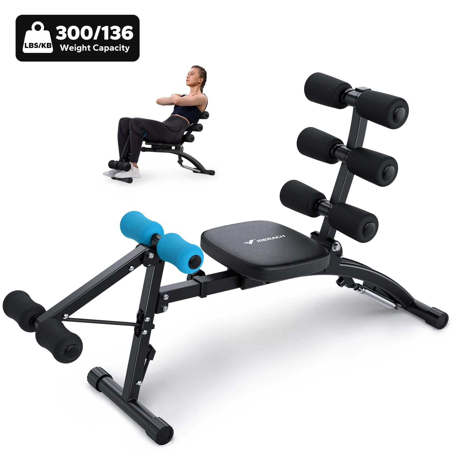 Multi‑Functional Adjustable Ab Trainer Exercise Machine