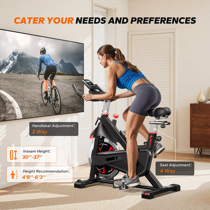 Magnetic Indoor Cycling Bike with Smart App