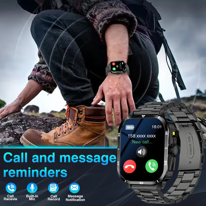 Smart Watch with Step/Calorie Tracking and Weather Display
