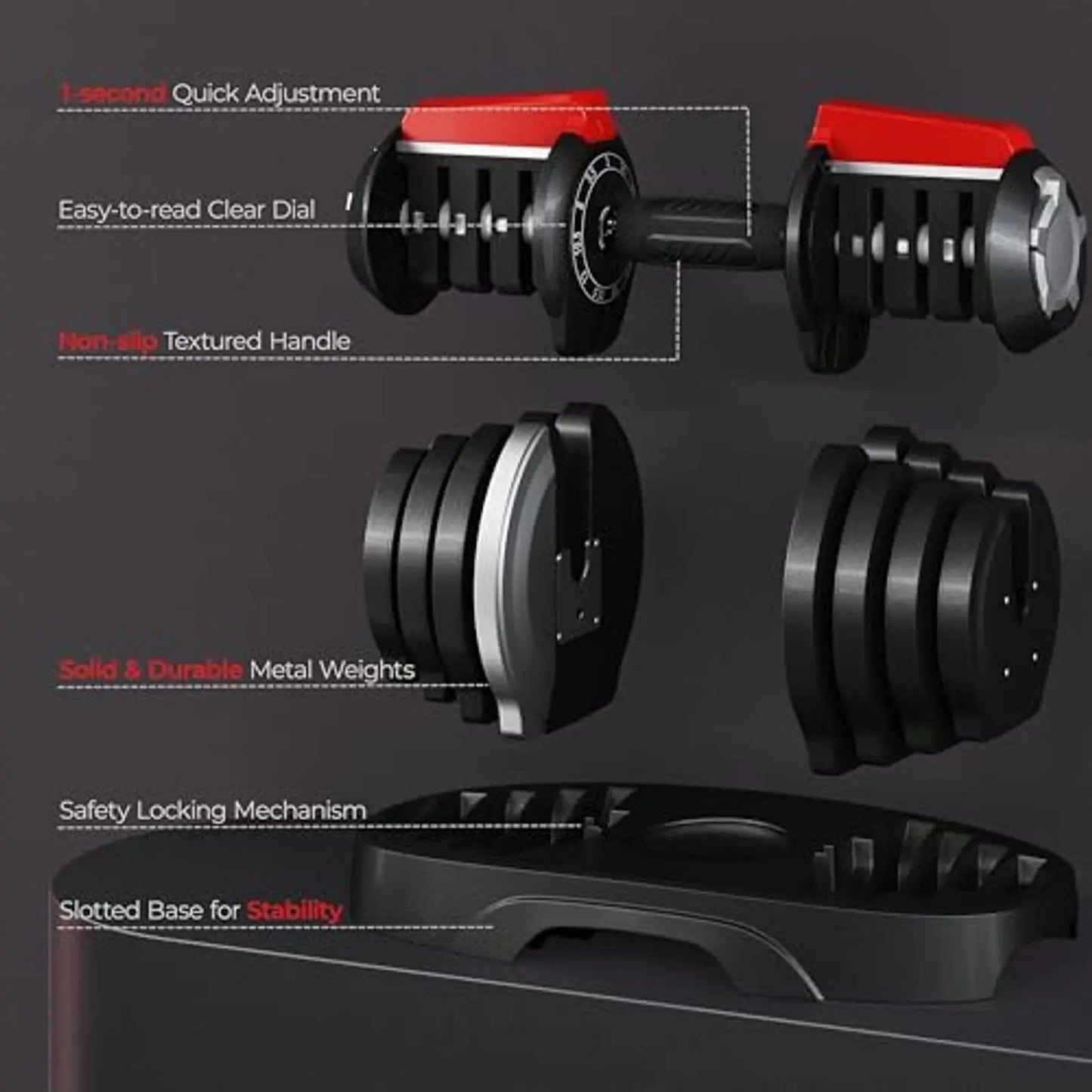 Fast‑Adjust Electroplate Dumbbells for Total Strength Training