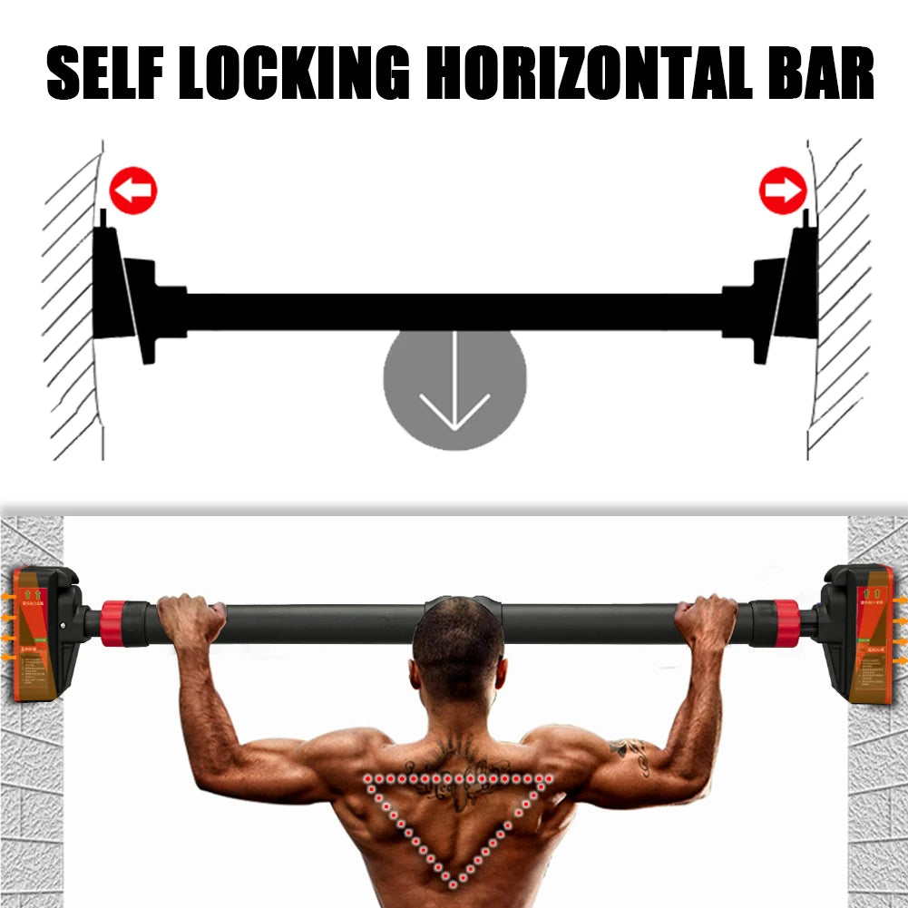 Adjustable Doorway Pull‑Up Bar with Level Gauge
