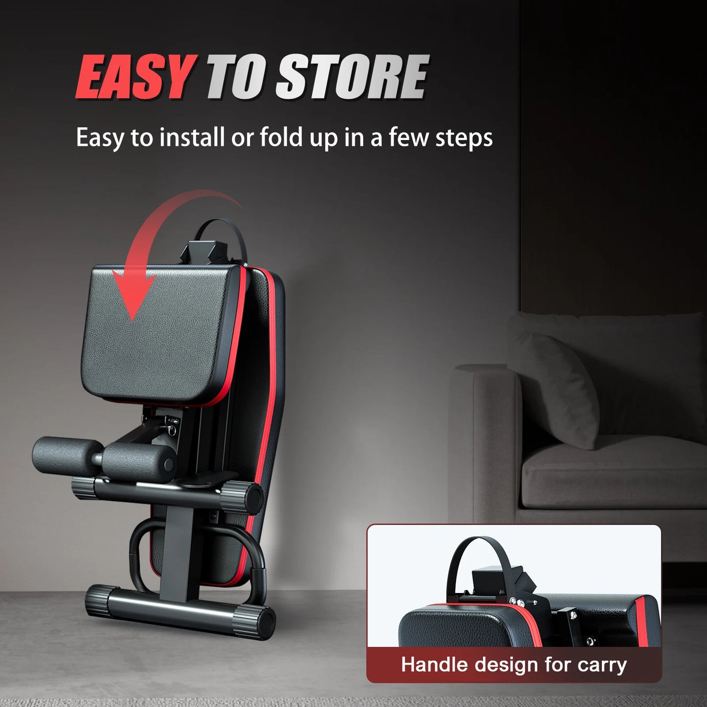 14‑in‑1 Foldable Multi‑Functional Dumbbell Bench