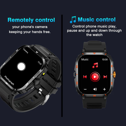 Smart Watch with Step/Calorie Tracking and Weather Display