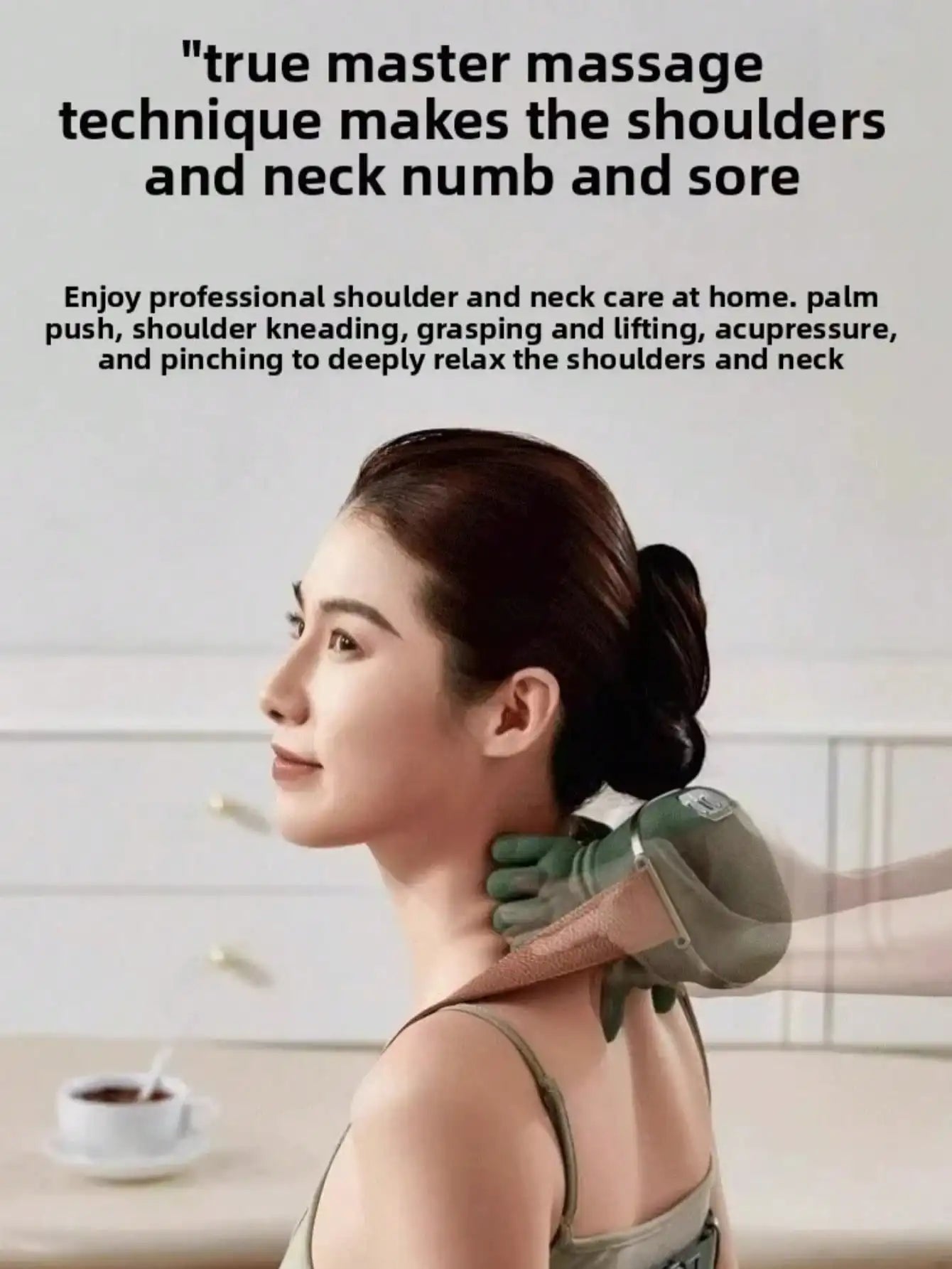 Advanced 4D Wireless Shiatsu Neck & Shoulder Massager