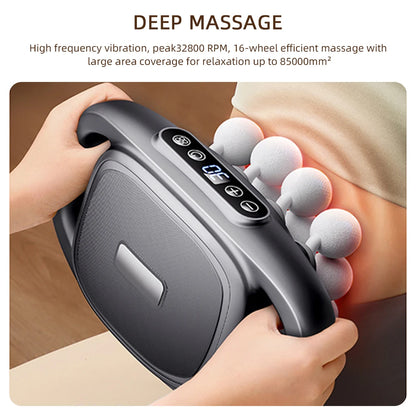 High‑Frequency 16‑Head Fascia Massager