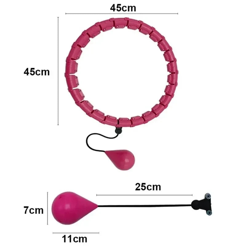 Smart Weighted 47 Inch Waist Hula Hoop