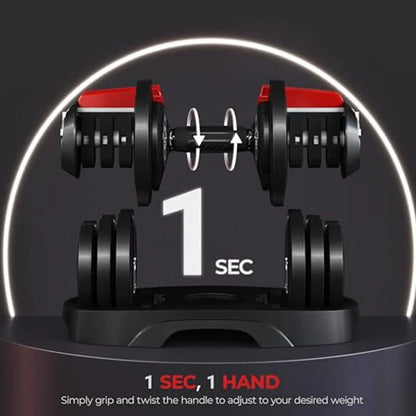 Fast‑Adjust Electroplate Dumbbells for Total Strength Training