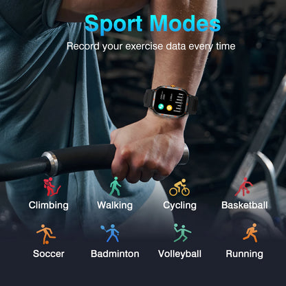 Smart Watch with Step/Calorie Tracking and Weather Display