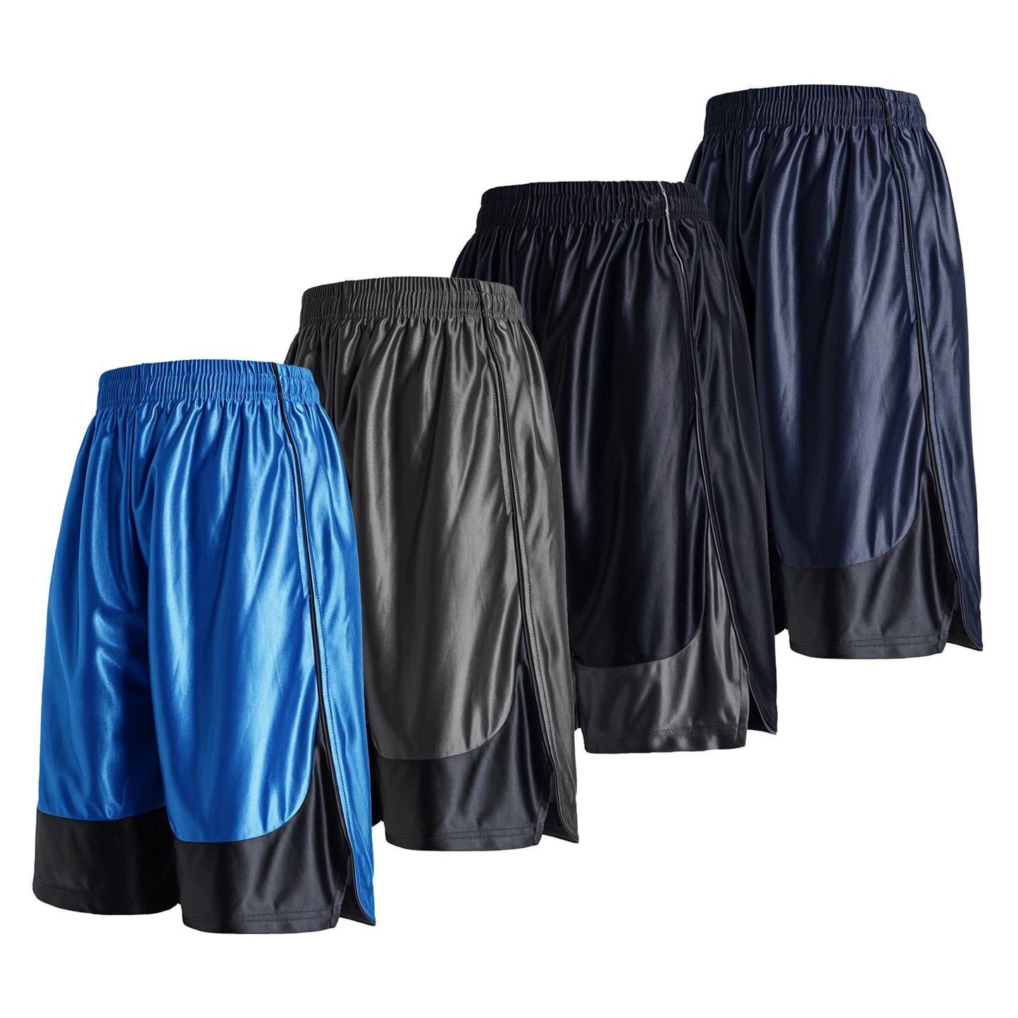 4pcs Men's Shorts Sportswear Quick Drying Breathable