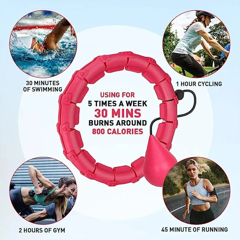 Smart Weighted 47 Inch Waist Hula Hoop