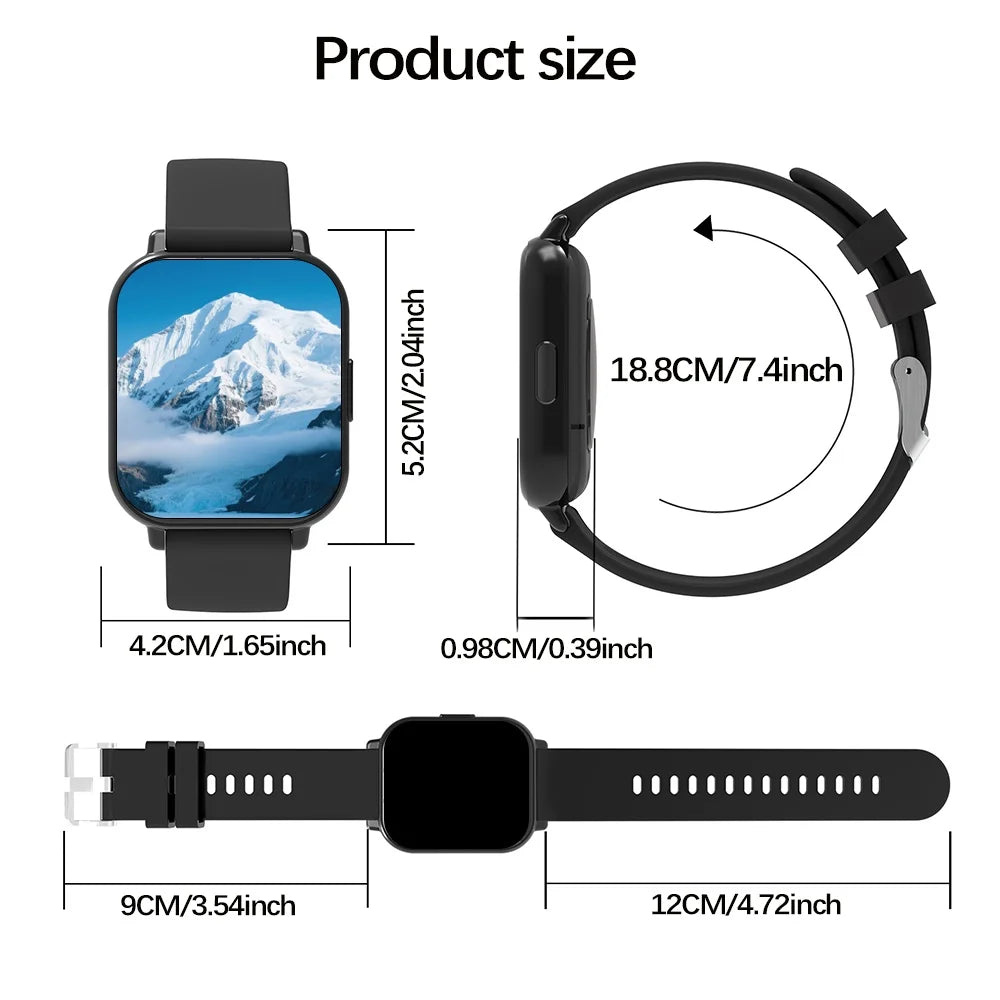 Unisex Wireless Smart Watch with Fitness Tracker.
