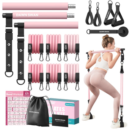 Pilates Bar Kit with Resistance Bands