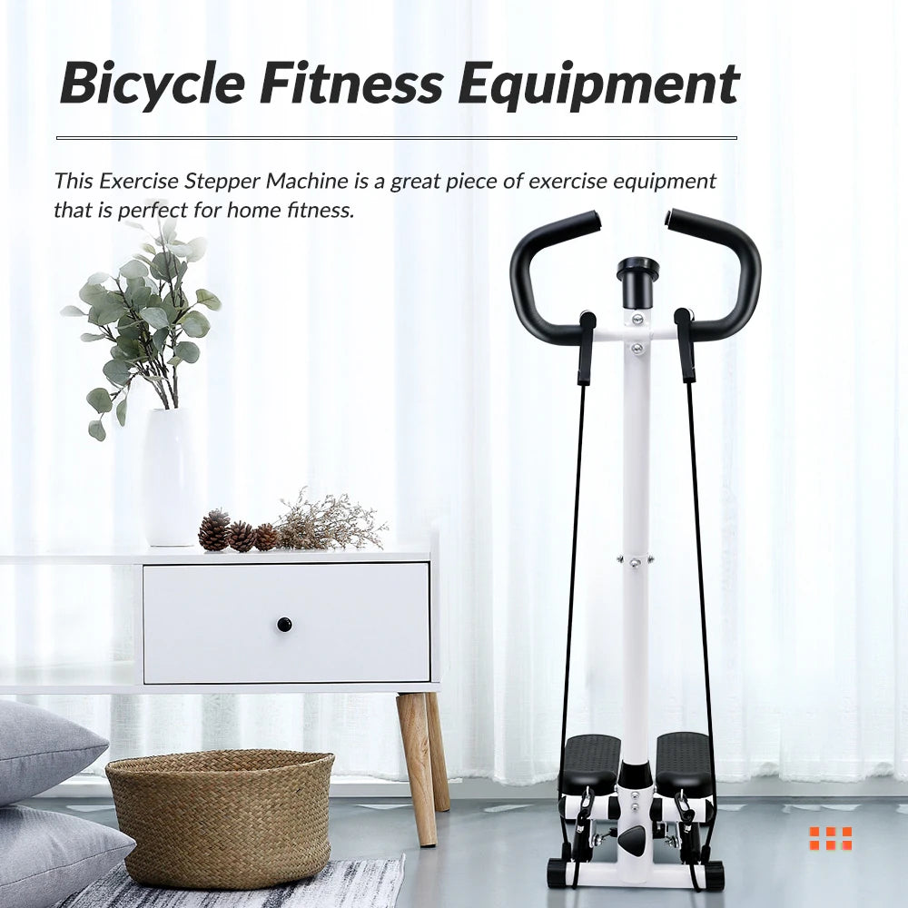 Stepper Machine with Handlebar LCD Monitor