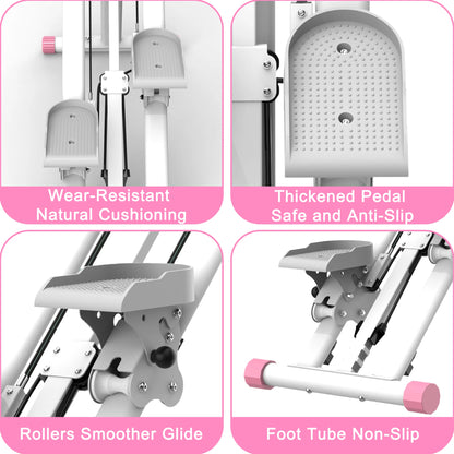 Vertical Climber with Resistance, Adjustable Handlebar