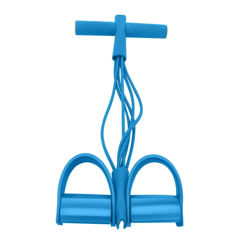 6 Tube Sit-up Pedal Resistance Band with Handle