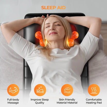Full Body Shiatsu Massage Mat with Heat