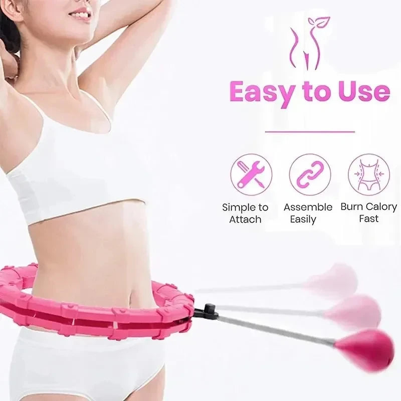 Smart Weighted 47 Inch Waist Hula Hoop