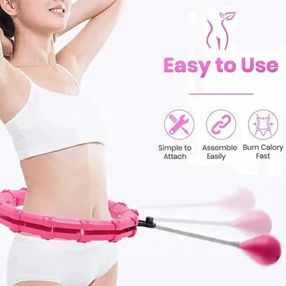 Smart Weighted 47 Inch Waist Hula Hoop