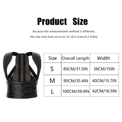 Adjustable Full Back Posture Corrector Brace