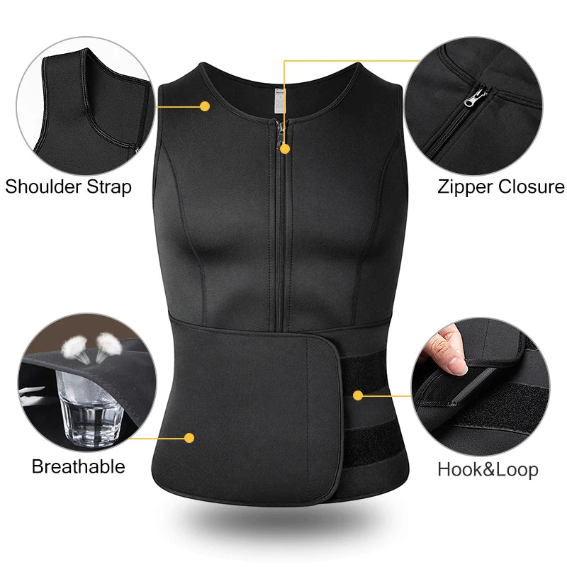 Men's Body Shaper Compression Vest