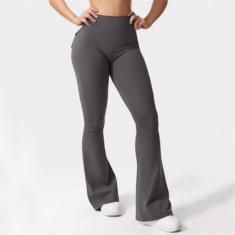Women's Yoga Trousers, High-Waisted Tummy-Control
