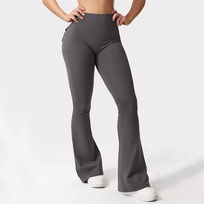 Women's Yoga Trousers, High-Waisted Tummy-Control