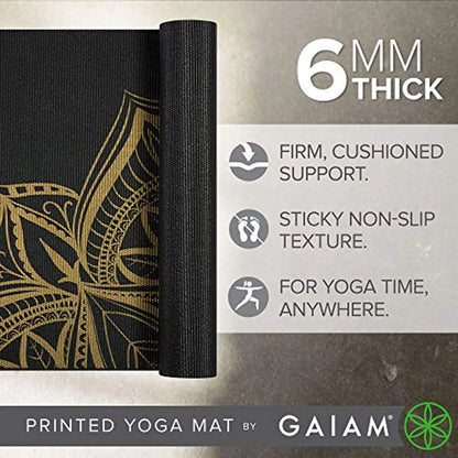 Premium 6mm Non‑Slip Extra Thick Yoga Mat