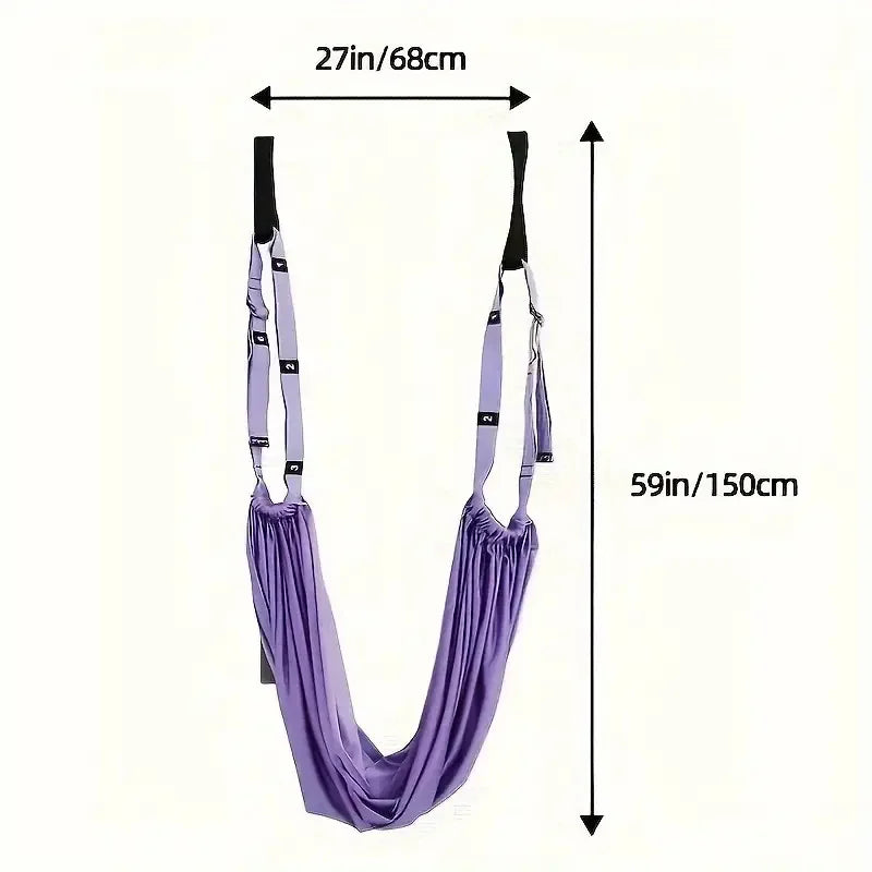 Purple Aerial Yoga Rope for Advanced Training