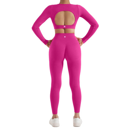Women's 2PCS Yoga/Running Set, Quick-Drying