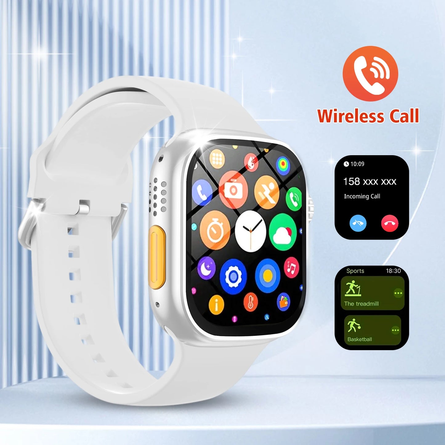 Unisex Smart Watch, Outdoor Sports and Fitness Tracker