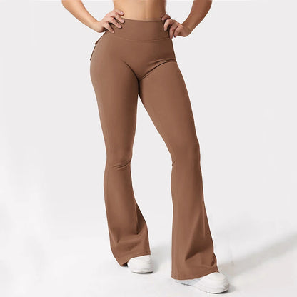Women's Yoga Trousers, High-Waisted Tummy-Control