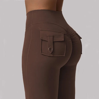 Women's Yoga Trousers, High-Waisted Tummy-Control