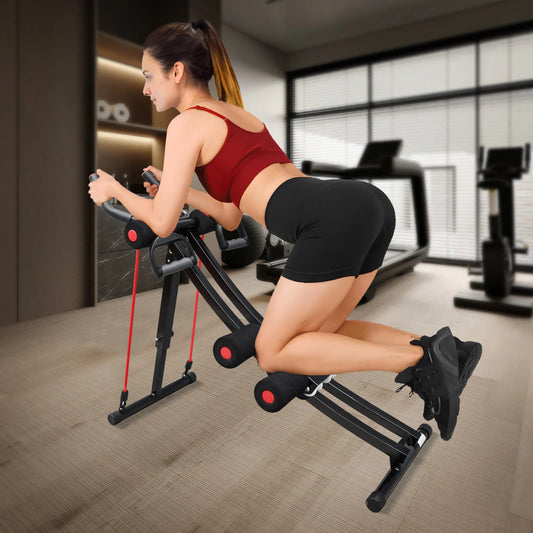 Foldable Core & Abdominal Trainer 440lbs LCD Display